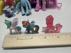 My Little Pony lot of ponies various sizes color syles