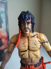 NECA ULTIMATE RAMBO NES FIGURE NINTENDO ATARI REEL TOYs SYLVESTER STALLONE LOOK