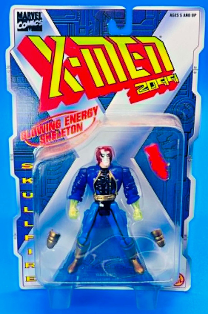 Marvel X-Men 2099 Skullfire – Glowing Energy Skelton Action Figure ToyBiz 1995