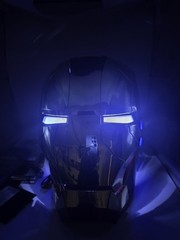 Iron Man Gold MK5 Helmet Electronic Voice Activated Open&Close Mask