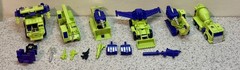 1985 Hasbro Transformers G1 Constructicons Combiners Devastator Near Complete