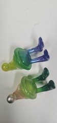 3″ Vinyl SFBI Mini Figure Cheech Wizard Yellow Green Pink Blue Silver Glitter