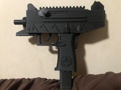 UZI Pro pistol 1:1 Model Black Prop Cosplay Costume