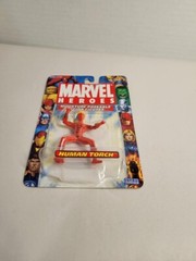 ToyBiz Marvel Heroes Miniature Poseable Action Figures Human Torch 2005