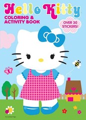 NEW Hello Kitty 32-Page Coloring and Activity Book with Stickers – Great Gift