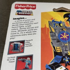 DC. IMAGINEXT FISHER PRICE Super Friends MR. FREEZE Figure & Chamber 2008. New!