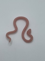 Vintage Kenner Star Wars Yoda Replacement Snake 1980 Repro Part Orange Brown