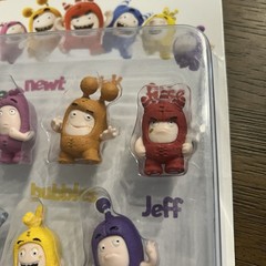 Oddbods Action Figure Toy Fuse, Jeff, Zee & + Mini Figurine Set ( Ages 3+)