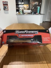 Transformers Robots In Disguise (RID 2001) Scourge Tanker Truck Brand New In Box