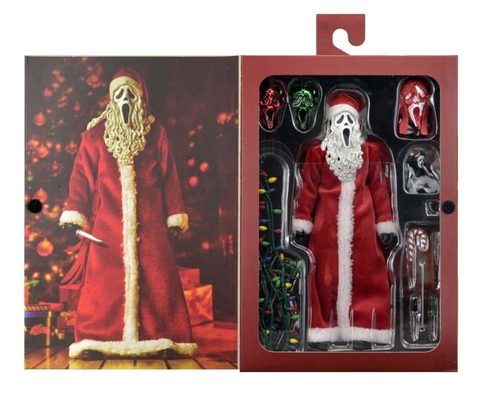NECA Ultimate Scream Ghostface, Christmas Santa Ghost Face 7″ Action Figure
