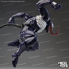 NEW Mess Toys Venom Lethal Neighbor Spider Man Symbiotic Black Suit Messtoys Spi