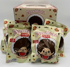 4x Monchhichi Flocked Exclusive Collection Blind Bag Figure Hanger Sealed
