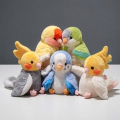 10″ Bird Parrot Hand Puppet Plush Toy Kawaii Storytelling Gift