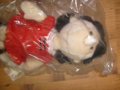 1952 Vintage Lucy Peanuts Plush Doll Red Dress Determined Products Cartoon NOS