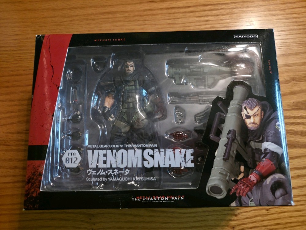 Metal Gear Solid 5 P.P Venom Snake Figure Kaiyodo Micro RM12 Revoltech Yamaguchi