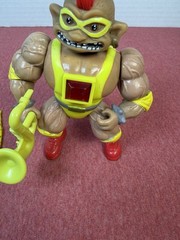 vntg ace novelty 1992 stone protectors chester the wrestler 5″ with yellow robe
