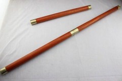 Chinese Kung Fu Taichi Rosewood Stick 3 Section Joint Training Martial Art