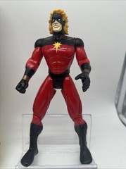 1997 Marvel Universe Toy Biz Captain Marvel 10″ Action Figure w/Box