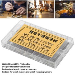 1.3MM/1.4MM 8‑26MM Watch Bracelet Pin Friction Bar Assortment Watch Repairing