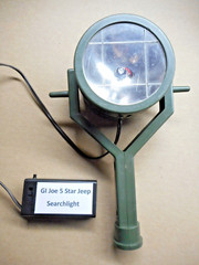 Vintage GI Joe – Five Star Jeep – Searchlight LED Illumination Kit