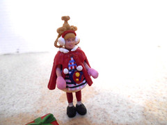 Cindy Lou Who Movie Action Figure Dr. Suess Grinch w Package & envelope Carey