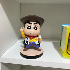Crayon Shin-chan Woody Cosplay Figure Desktop Car Toy Statue