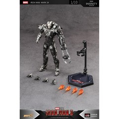 HIPLAY ZD Toys 1/10 Marvel Iron Man MK20 MK31 MK32 MK34 Action Figure Non-LED