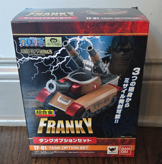 Bandai One Piece Franky TF-01 Tank Option Set Boxed w/ Tank Multicolor 2012