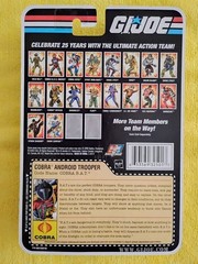 GI Joe Comic/Cartoon Series 4 Figs,Cobra Enemy, Saboteur, Android,Diver,Serpent