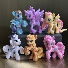My Little Pony Blind Bag “THE MANE 6” lot (SPARKLE FRIENDS set) Mini FIM G4