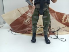Rambo With Parachute Jocsa Force Of Freedom Argentine Vintage 80´s Not Coleco