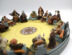 Star Wars Jedi HIGH COUNCIL Complete Set All 6 Scenes MINT Lot