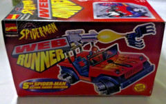 Vintage Spider-Man Web Runner w/ Gold/Red Spider-Man 1997 NIB