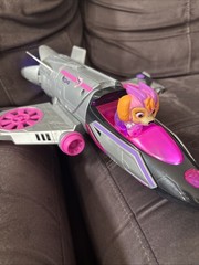 Paw Patrol SKY MIGHTY JET The Mighty Movie Toy Vehicle Lights Sounds Works!