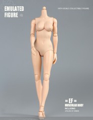 US SOTCK 1:6 Female Pale Skin Large Breast 12inch Flexible Figure Body Model Toy