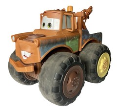 2014 Jakks Tow Mater Talking Toy Disney Cars Push and Pull Truck w/ Chain WORKS