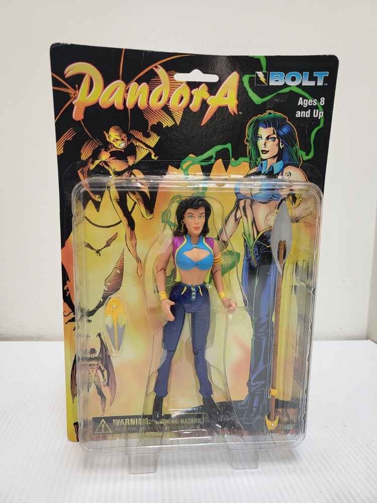 PANDORA Blue & Magenta Costume Action Figure Bolt Toys 1997
