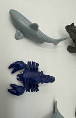 Lot Of Plastic Rubber Metal Dinosaur Shark Figures ANIMALS & OTHER Toys Vintage
