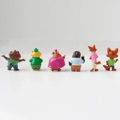 Zootopia Nick Wilde Judy Hopps 12PCS PVC Figure Set Cake Topper Toy