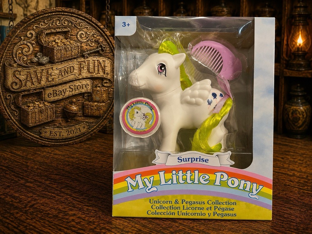 My Little Pony Surprise 35th Anniversary G1 Reissue Unicorn & Pegasus Collection