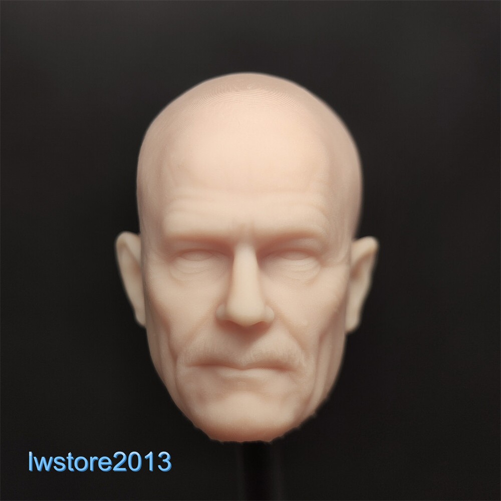 1:12 1:18 1:24 Bryan Cranston Bald Head Sculpt For 6″ Male Action Figure Body
