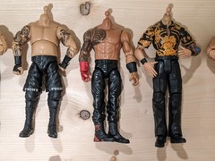 WWE Figures Parts Lot Damaged Missing Parts Flaws No Heads Mixed Elite & Regular