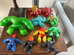 Lot of 10 Vintage Heroes of Goo Jit Zu Figures Moose Toys