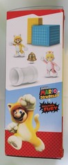 Nintendo Super Mario 3D World Cat Peach & Cat Mario Diorama Set w/ Bell