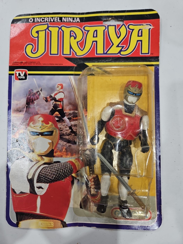 Rare Sekai Ninja Sen Jiraiya vinyl Figure Glasslite Brazil