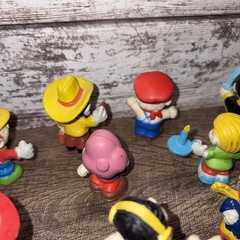 Vintage 1981 Mego Corp Clown Around PVC Figures 2″ Bundle Lot Of 25 w/ 10 Cards