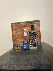 1/12 Diorama For Marvel Legends & Mezco Toyz Graffiti Wall