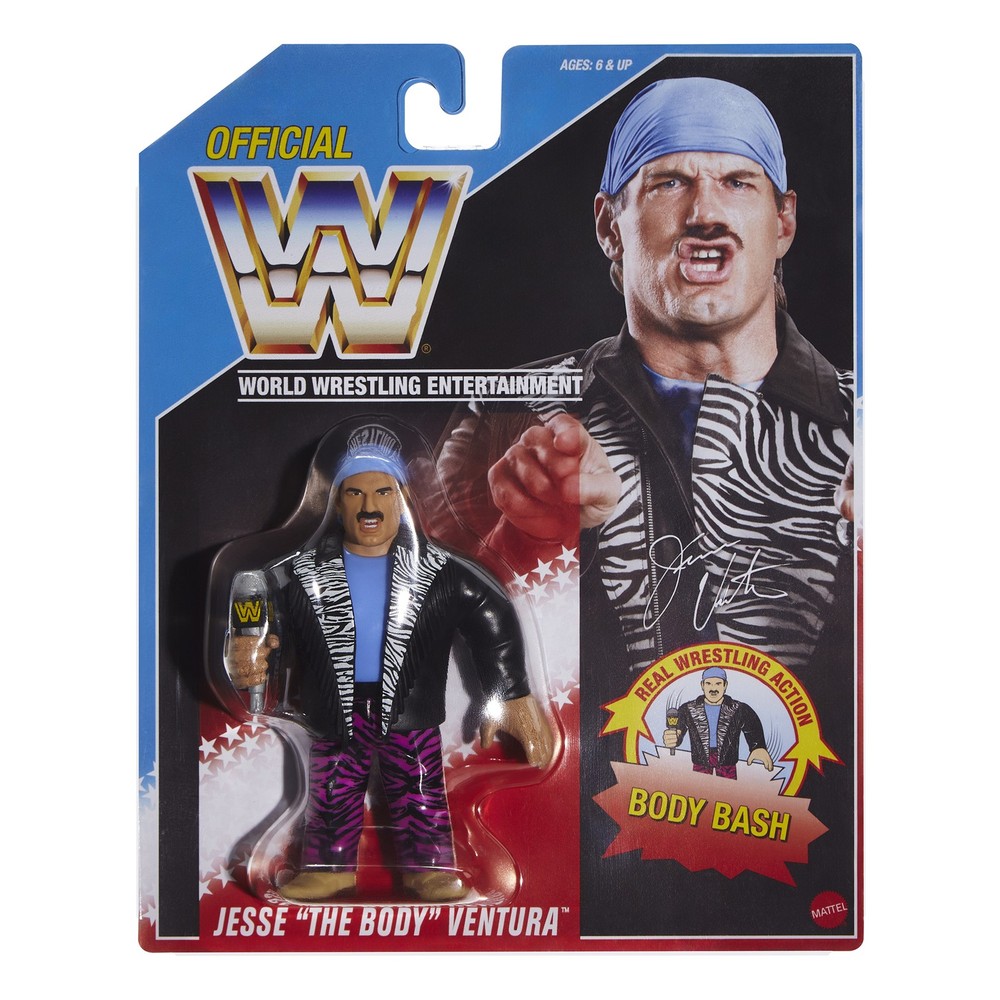 Jesse Ventura – WWE 2026 Retros (Wave 1) Toy Wrestling Figure
