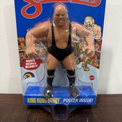 LJN WWE Superstars Series 2 Blue Card King Kong Bundy SEALED NEW