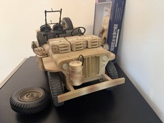 Soldiers of the World Jeep Vickers Machine Gun & Commando Figure (SAS)